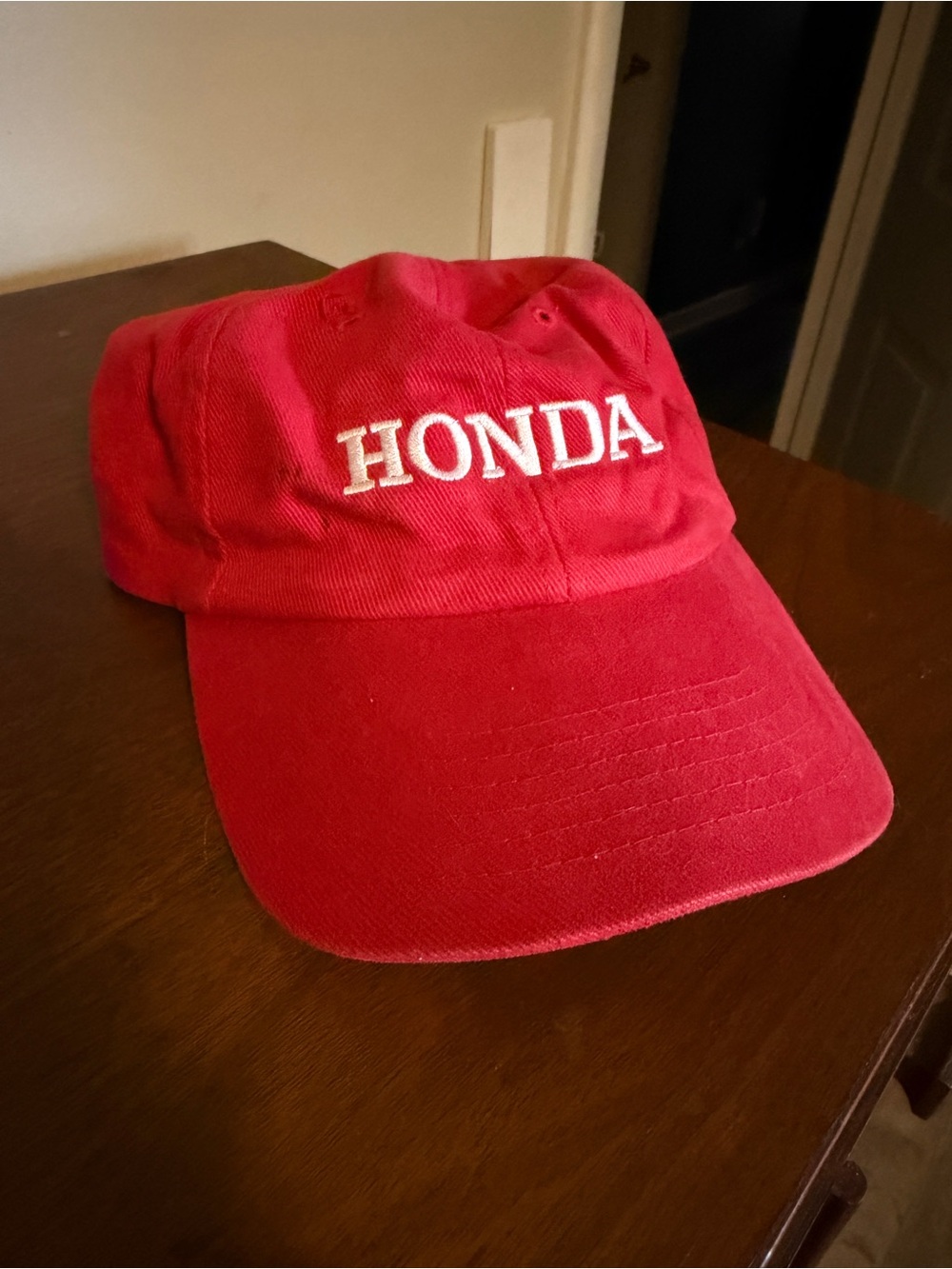 Vintage Honda Red Baseball Cap